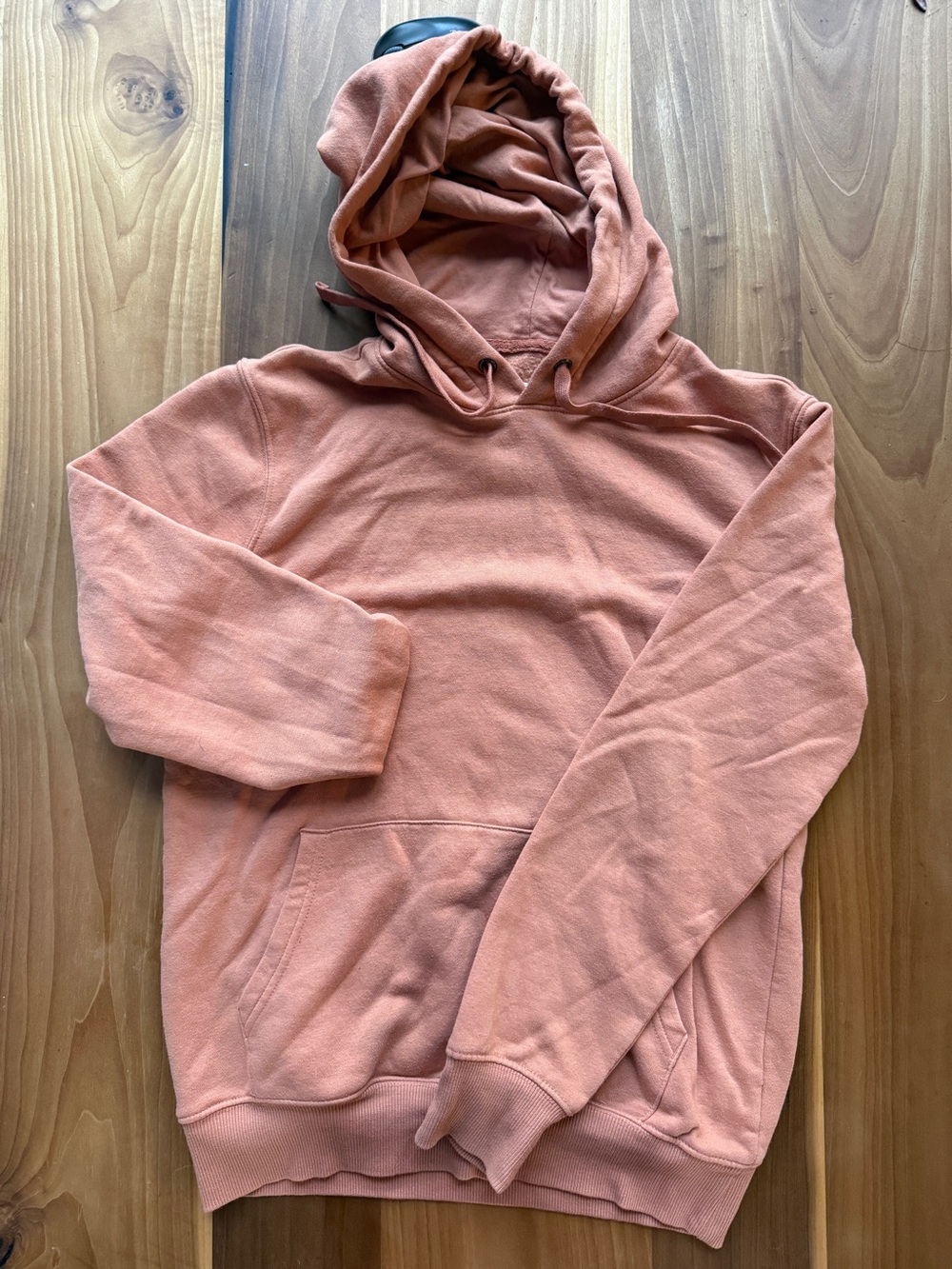 Goodfellow & Co Light Orange Hooded Pullover Sweatshirt